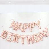 Balony i akcesoria - Balony urodzinowe Zestaw balonów Napis HAPPY BIRTHDAY - miniaturka - grafika 1
