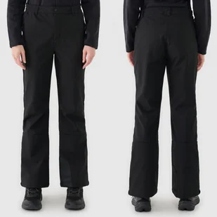 Spodnie Trekkingowe Damskie 4F Wodoodporne z wysokim stanem Czarne 4FRAW24TFTRF1001 S Czarny - Dresy damskie Spodnie Trekkingowe Damskie 4F Wodoodporne z wysokim stanem Czarne 4FRAW24TFTRF1001 S Czarny - Dresy damskie - miniaturka - grafika 1