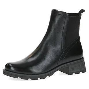 Caprice Damskie buty 9-25227-41 Półdługie kozaki, Black Nappa, 40,5 EU, Czarna papka, 41 - Kozaki damskie - miniaturka - grafika 1