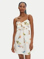 Sukienki - Seafolly Sukienka letnia Isla Palm 55395-DR Écru Regular Fit - miniaturka - grafika 1