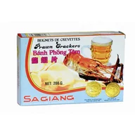 Chipsy - Wietnamskie Chipsy Krewetkowe Do Smażenia tzw. Prażynki Krewetkowe "Prawn Crackers (Raw)" 200g Sagiang - miniaturka - grafika 1