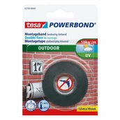 Taśmy izolacyjne i naprawcze - Taśma dwustronna montażowa POWERBOND na zewnątrz 1.5 m x 19 mm TESA - miniaturka - grafika 1