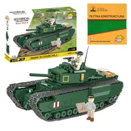 Klocki - KLOCKI COBI 3128 Czołg Mark IV ChurchullHC WW2 668 El. + PŁYTKA - miniaturka - grafika 1