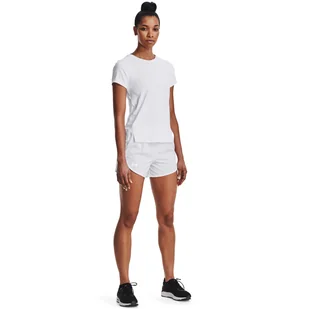 Damska Koszulka z krótkim rękawem UNDER ARMOUR UA ISOCHILL RUN LASER TEE 1369764-100 – Biały - Koszulki i topy damskie - miniaturka - grafika 1