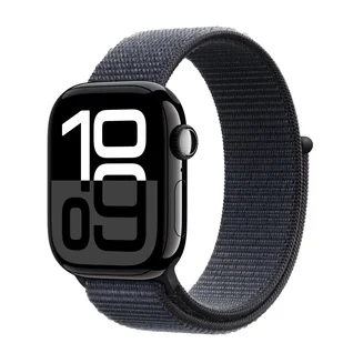Apple Watch 10 GPS 42mm z aluminium onyksu opaską sportową Czarny - Smartwatch - miniaturka - grafika 1