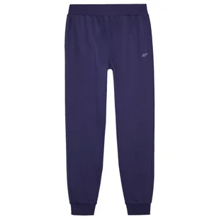Męskie spodnie dresowe 4F Trousers M0943 Rozmiar: M / Kolor: ciemnoniebieski - Spodnie sportowe męskie - miniaturka - grafika 1