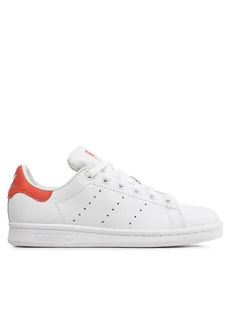 adidas Sneakersy Stan Smith J HQ1855 Biały - Buty dla dziewczynek - miniaturka - grafika 1
