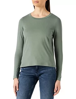 Koszulki i topy damskie - VERO MODA Damska koszulka Vmpaula L/S Noos, Laurel Wreath, L - grafika 1