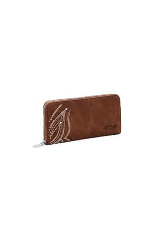 Desigual MONE_GOODALL Sand Fiona, Bi-Fold Wallet Women's, 20,5, Brązowy, 20.5