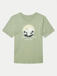 Jack&Jones Junior T-Shirt Palm 12269922 Zielony Regular Fit - Koszulki męskie - miniaturka - grafika 1
