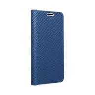 Etui i futerały do telefonów - Forcell Kabura LUNA Book Carbon do XIAOMI Redmi NOTE 10 Pro niebieski - miniaturka - grafika 1