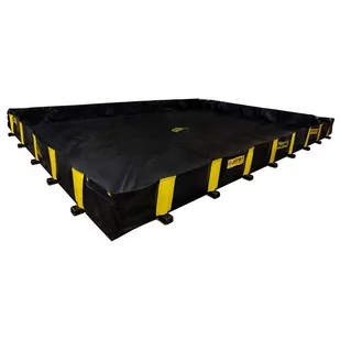 Wanna Składana Pod Ibc, Beczki, Auto (3,7 M X 6,1 M X 305 Mm), 6795 L. Czarny 4001 L. - 7000 L. 4 Pojemniki Ibc  Powyżej 401 L. - Pojemniki przemysłowe - miniaturka - grafika 1
