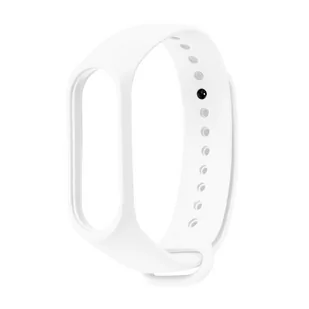 Pasek silikonowy do Xiaomi 5/6 - biały - Akcesoria do smartwatchy - miniaturka - grafika 2