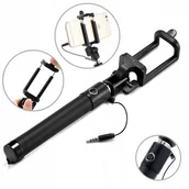 Selfie stick - Kijek Do Zdjęć Selfie Stick Uchwyt Monopod Statyw Czarny Na Telefon - miniaturka - grafika 1