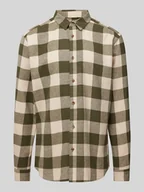 Koszule męskie - Koszula casualowa o kroju slim fit ze wzorem w kratkę - miniaturka - grafika 1