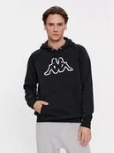 Bluzy męskie - Kappa Bluza Zaiver 303WEP0 Czarny Regular Fit - miniaturka - grafika 1