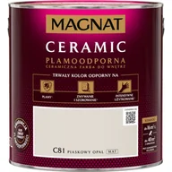 Farby wewnętrzne - Farba ceramiczna MAGNAT Ceramic piaskowy opal C81 2,5 l - miniaturka - grafika 1