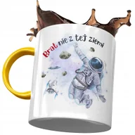 Kubki - Kubek Żółty Dla Brata na Urodziny Prezent z Nadrukiem ze Zdjęciem + Opakowanie na prezent (wzór 04) - miniaturka - grafika 1