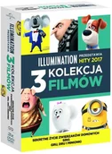 Komedie DVD - FILMOSTRADA Kolekcja Illumination 2017: Sekretne życie zwierzaków, Sing, Gru Dru i Minionki (3DVD) - miniaturka - grafika 1