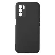 Etui i futerały do telefonów - Etui do Oppo A16 i A16s Silikonowe, półsztywne, miękkie w dotyku Wykończenie czarne - miniaturka - grafika 1