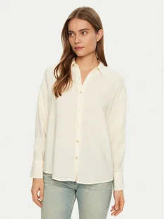 Vero Moda Koszula Queeny 10289349 Écru Regular Fit - Koszule damskie - miniaturka - grafika 1
