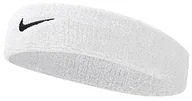 Ozdoby do włosów - Nike Unisex-Dorosły Swoosh N.NN.07.101.OS Opaska na Głowę, Biały, M - miniaturka - grafika 1