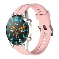 Akcesoria do smartwatchy - Hurtel Silikonowy pasek do zegarka smartwatcha HUAWEI Watch GT / GT2 / GT2 Pro różowy - miniaturka - grafika 1