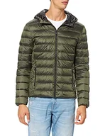 Kurtki męskie - Geox Kurtka męska Down Coat, Dk Forest Night, 46 PL - miniaturka - grafika 1