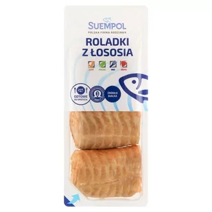 Suempol Roladki z łososia 250 g - Ryby wędzone - miniaturka - grafika 1