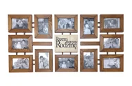 Ramki na zdjęcia - Multirama Galeria Ścienna ramki na zdjęcia 10x15cm dąb rustykalny - miniaturka - grafika 1