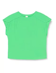 s.Oliver BLACK LABEL Bluzka damska, z krótkim rękawem, zielona, 44 (DE), zielony, 44 - Bluzki damskie - miniaturka - grafika 1