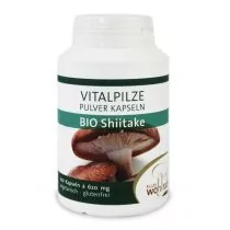 PILZE WOHLRAB (grzyby w kapsułkach) Grzyby shiitake (twardnik japoński) 620 mg BIO - Pilze Wohlrab - 100 kapsułek BP-4260261490422 - Witaminy i minerały - miniaturka - grafika 1