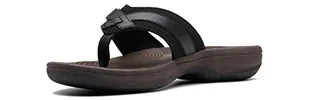 Clarks Breeze Sea japonki damskie, czarny, brązowy, 38 EU - Klapki i japonki damskie - miniaturka - grafika 1