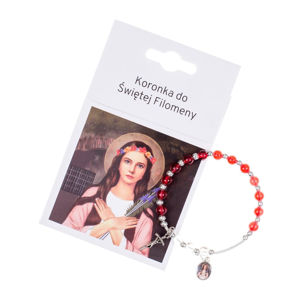 Bransoletka - Koronka do św. Filomeny - instrukcja modlitwy