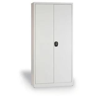 KOVONA Metalowa szafa biurowa, 1950 x 1200 x 500 mm, szary/szary C3700H1.2.09.14B2B - Pozostałe wyposażenie warsztatu - miniaturka - grafika 1