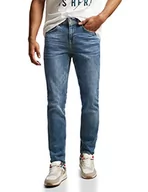 Spodenki męskie - Street One MEN Męskie spodnie jeansowe, Summer Blue Random Wash, 40W / 34L - miniaturka - grafika 1