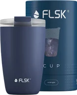 Kubki termiczne - KUBEK TERMICZNY FLSK CUP COFFE TO GO BRICK STAL NIERDZEWNA 500 ML Granatowy - miniaturka - grafika 1