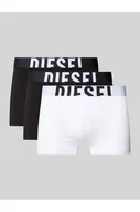 Majtki damskie - Obcisłe bokserki z elastycznym pasem w zestawie 3 szt. - Diesel - miniaturka - grafika 1