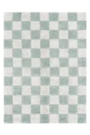 Dywany dla dzieci - Dywan bawełniany Kitchen Tiles Blue Sage 120x160 cm Lorena Canals - miniaturka - grafika 1