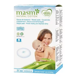 YOVEE Masmi wkładki laktacyjne 100% bawełny organicznej x 30 szt - Akcesoria do karmienia - miniaturka - grafika 2