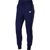 Spodnie damskie - Nike Damskie spodnie W Nsw Hrtg Jggr Pk Niebieski pusty/biały L - miniaturka - grafika 1