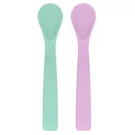 Sztućce dla dzieci - Eco Viking Eco Viking: silikonowe łyżeczki BLW Flexi Spoon (Lavender) - miniaturka - grafika 1