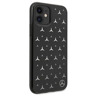 Mercedes MEHCN61ESPBK iPhone 11 6,1" czarny/black hardcase Silver Stars Pattern - Etui i futerały do telefonów - miniaturka - grafika 5