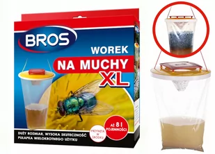 Bros Worek na muchy XL 8L 1778 - Zwalczanie i odstraszanie szkodników - miniaturka - grafika 1
