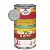Farby i impregnaty do drewna - Bejca wodna do drewna Jasny szary 0,5 l Colorit Drewno - miniaturka - grafika 1