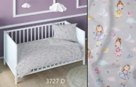 Pościel dla dzieci - Pościel bawełniana 160x200 wróżki szara kolorowa dziecięca zapinana na suwak KARO Bawełna Max - miniaturka - grafika 1