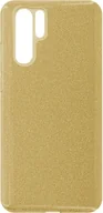Etui i futerały do telefonów - Błyszczące silikonowe etui ochronne / etui / pokrowiec na Huawei P30 Pro złoty - miniaturka - grafika 1