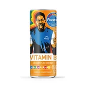 Napoje energetyczne i izotoniczne - Plusssz Vitamin B Complex Drink, gazowany napój w puszce, 250 ml - miniaturka - grafika 1
