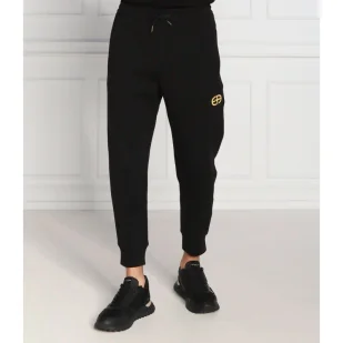 Emporio Armani Spodnie dresowe | Regular Fit - Dresy męskie - miniaturka - grafika 1