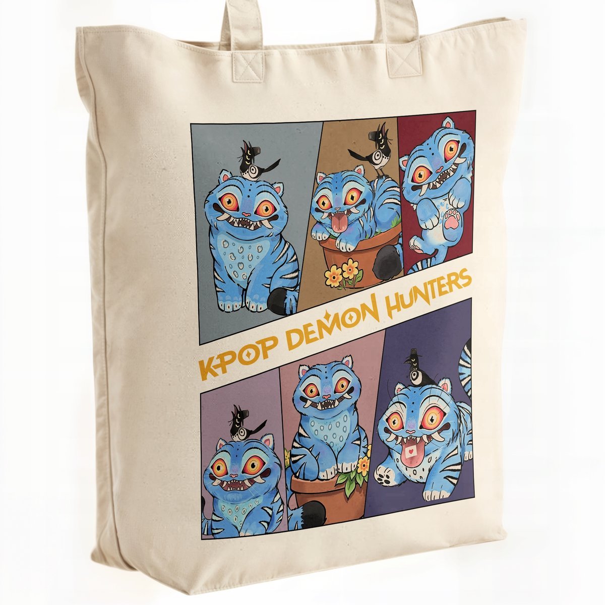 Torba bawełniana premium KPopowe Łowczynie Demonów Huntrix Saja Dla Fanów